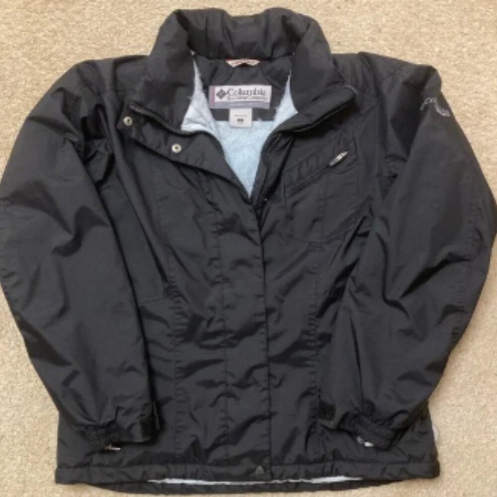 Columbia Vertex Fleece Lined Ski Jacket, Winter, Black, Women’s, Size Large